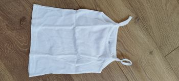 T-shirt fines bretelles blanc Influx - 6-8 ans