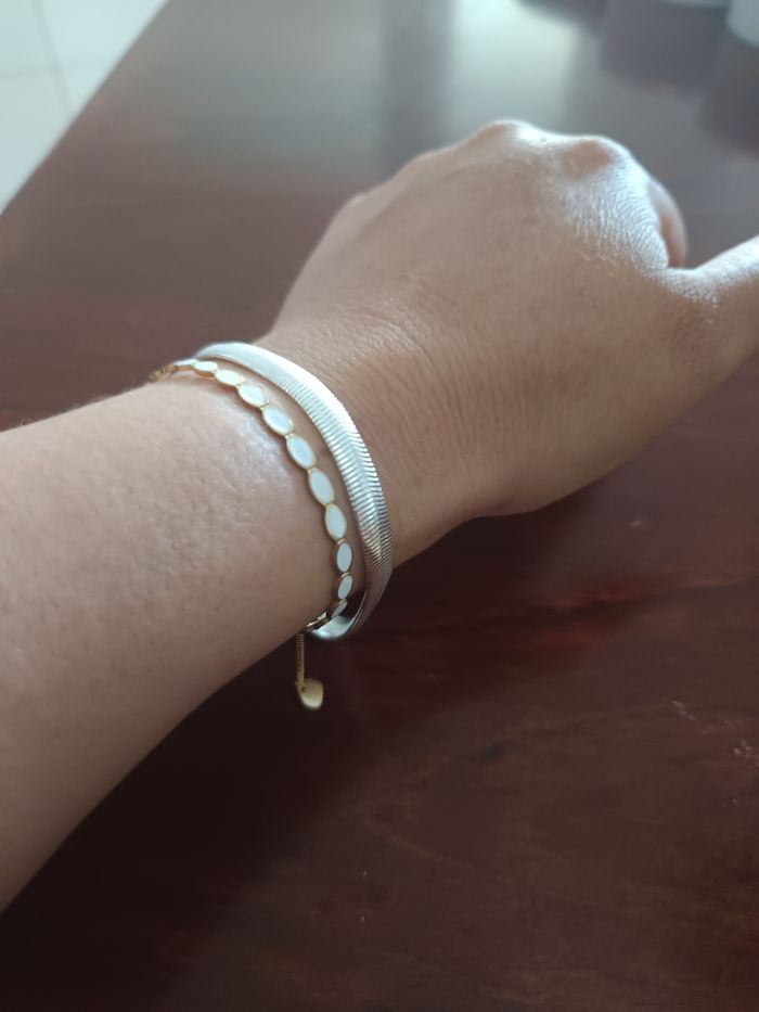 Collier et bracelet en argent s925 neufs - photo numéro 5