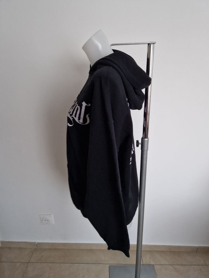 Sweat homme noir avec inscription blanche, Gildan - photo numéro 3