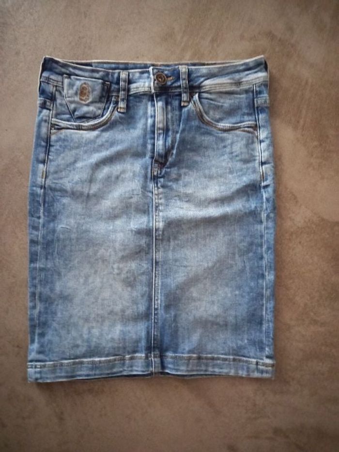 Jupe en jean femme 34
