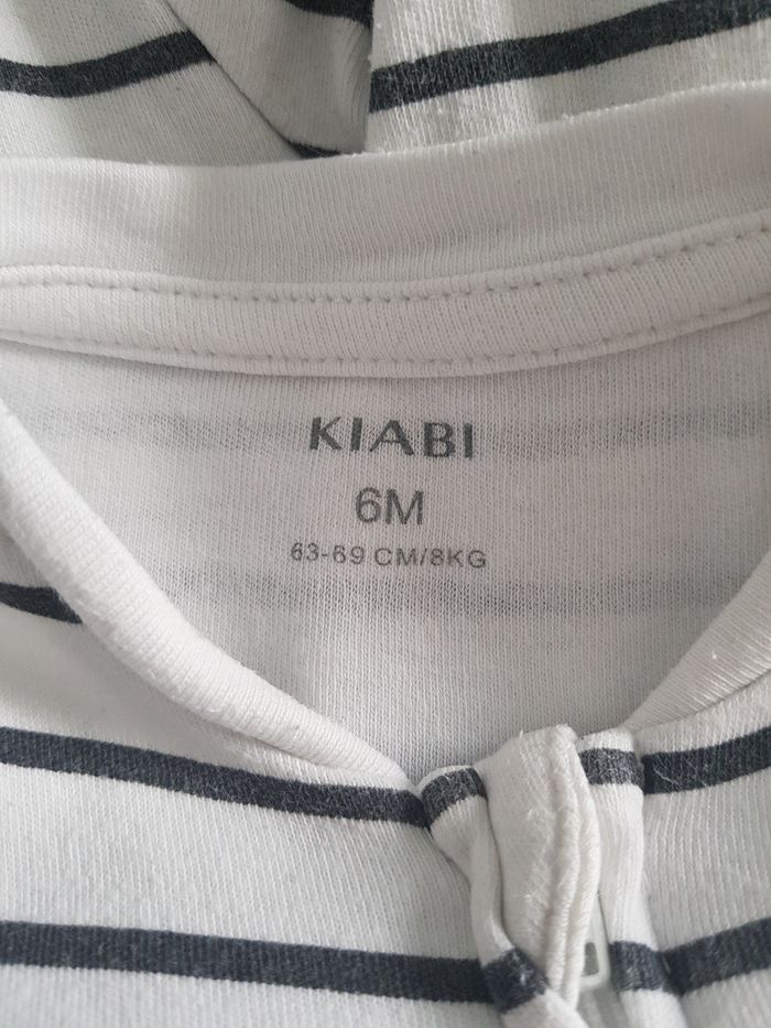 Kiabi - Grenouillère / pyjama une pièce / dors bien marinière - photo numéro 3