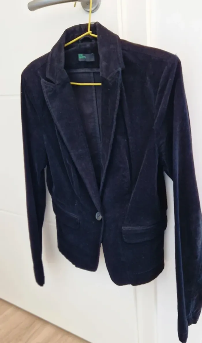Veste blazer velours