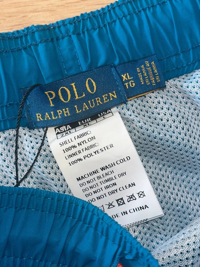 Short de bain , Ralph Lauren , Bleu , Taille XL , Neuf - photo numéro 3
