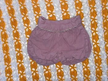 Short effet velour rose fille 3 mois Kiabi