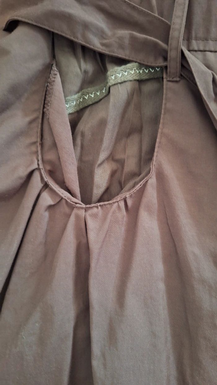 Trench long marron taille 1 Areline - photo numéro 6