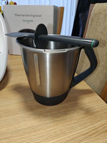 Vorwerk Thermomix TM6 blanc étincelant occasion grade A - lot avec accessoires
