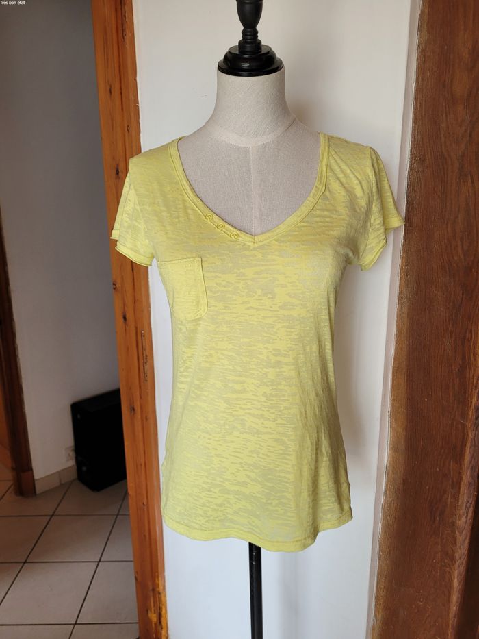 Tee shirt jaune