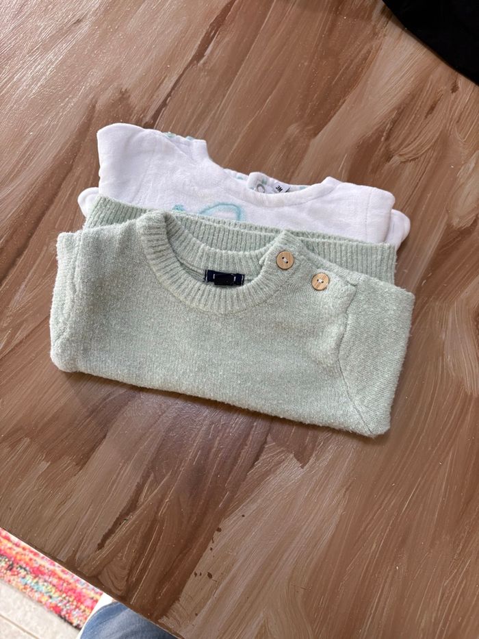 Lot 2 pulls chaud 3 mois - photo numéro 2