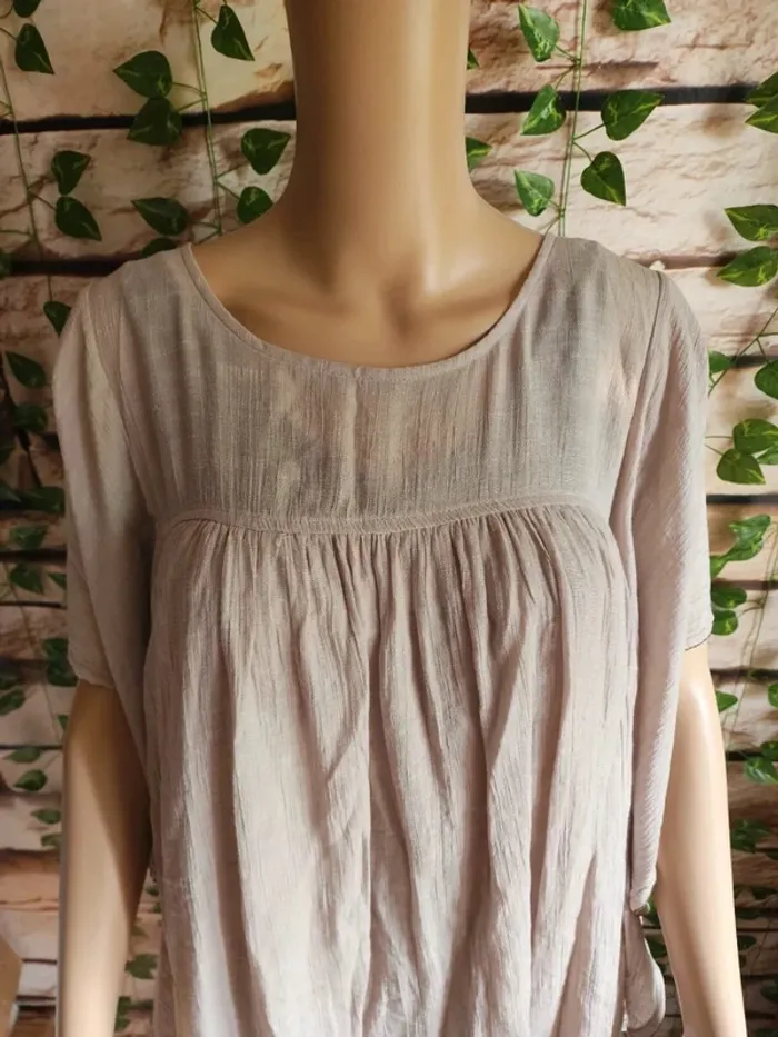 🌸Blouse beige Zizzi Taille 42🌸 - photo numéro 2