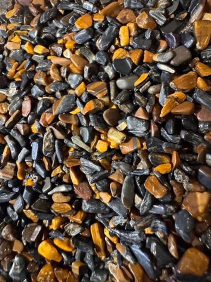 Sachet 90g Œil de faucon – pierres polies - photo numéro 3