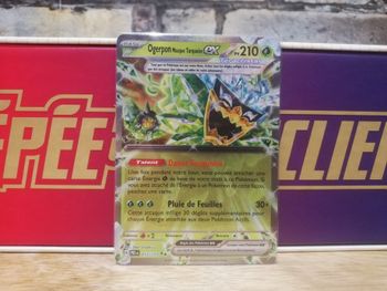 Carte Pokemon Ogerpon Masque Turquoise EX Teracristal Évolutions Prismatiques