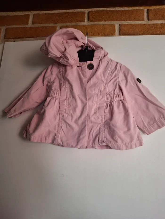 Veste rose 6/9 mois zara
