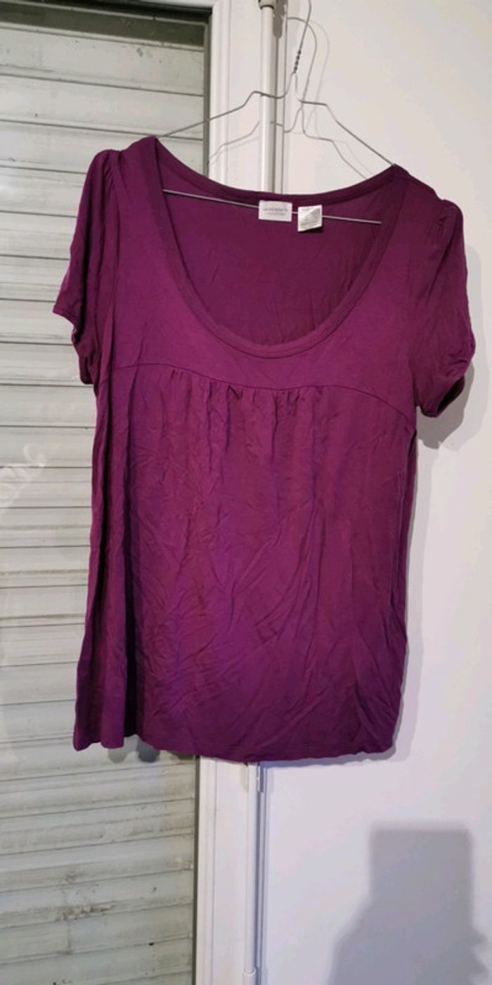 Tee shirt violine la redoute 38/40