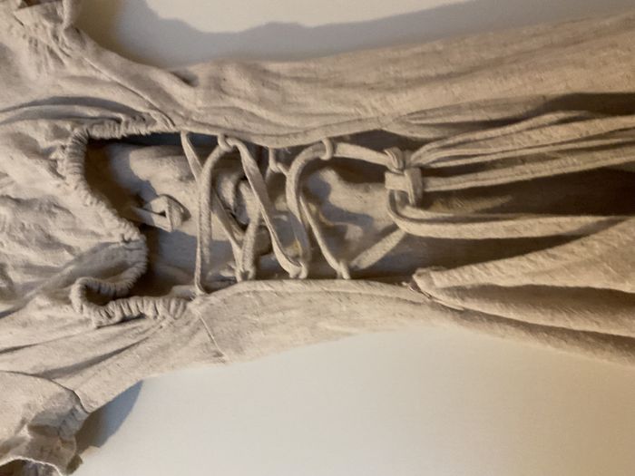 Robe crème lin - photo numéro 5