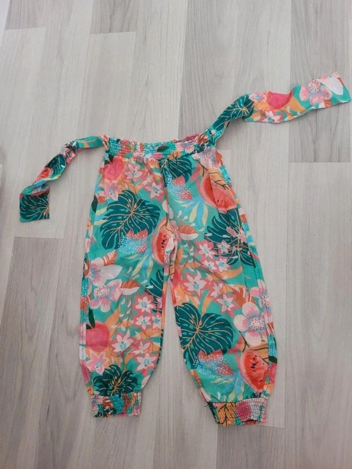 Pantalon léger motif floral Orchestra 4ans