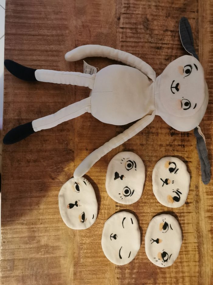 Pipouette + 6 visages + vêtements - photo numéro 6