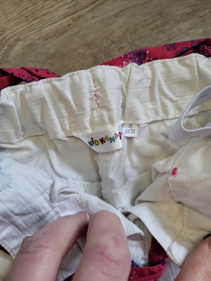 Jeans fille blanc Kid Kanai 3 ans - photo numéro 2