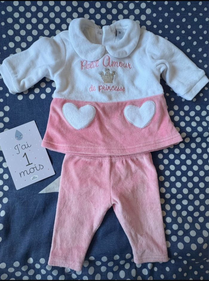 Ensemble « petit amour de princesse » pour bébé fille