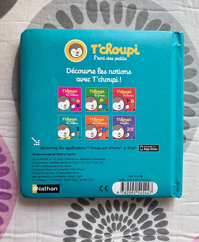 Livre T’choupi découvre les chiffres - photo numéro 2