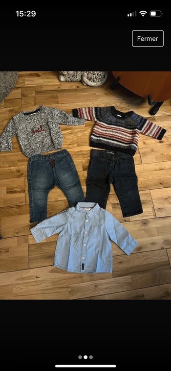 Lot garçon très bon état TAO et boutchou 6 mois/68 cm