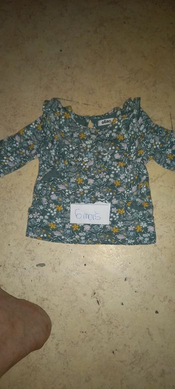 Tee-shirt à froufrou 6mois gemo