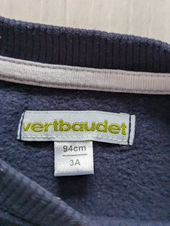 Pull dinausore Verbaudet 3ans - photo numéro 3