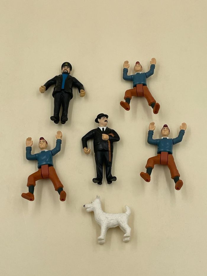 Lot de 6 figurine Tintin 8 cm - photo numéro 2