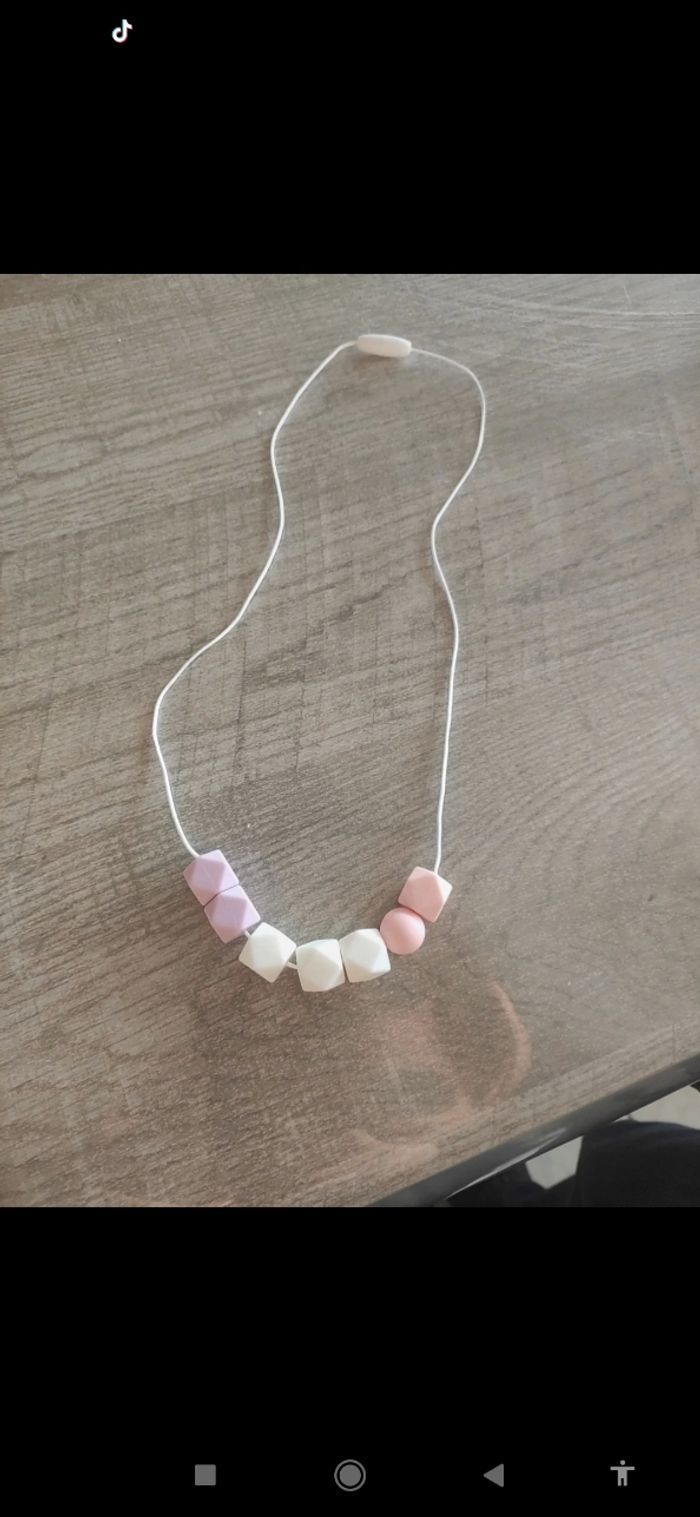 Collier de dentition de portage ou d'allaitement - photo numéro 3