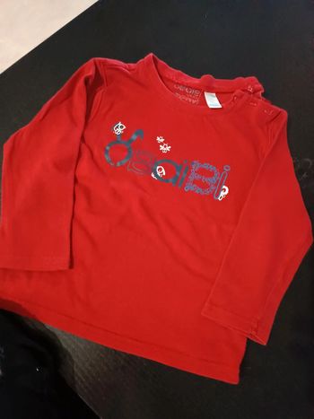 Tee shirt manches longues obaibi 23 mois