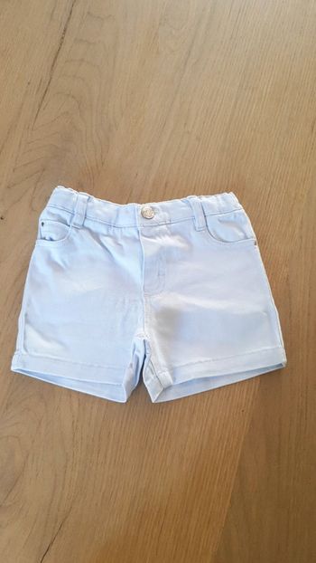 Short tutto piccolo bleu clair 12m