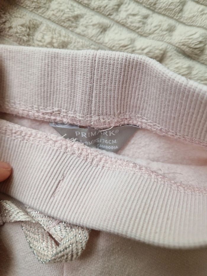 Ensemble gilet t-shirt legging rose bébé fille orchestra - photo numéro 2