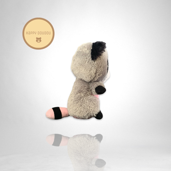 Peluche raton laveur gris rose Rocco 2014 TY A942 - photo numéro 3