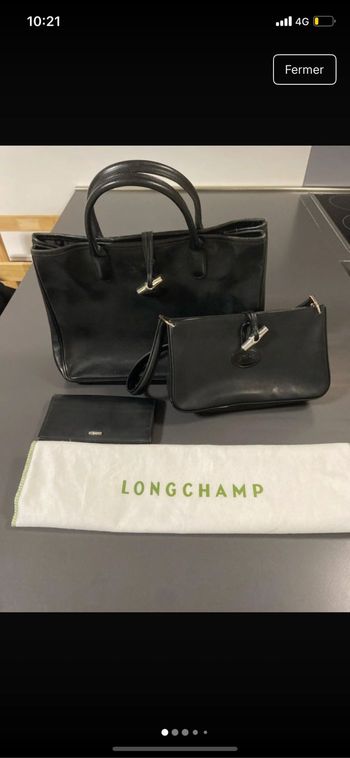 Lot sac Longchamp Roseau