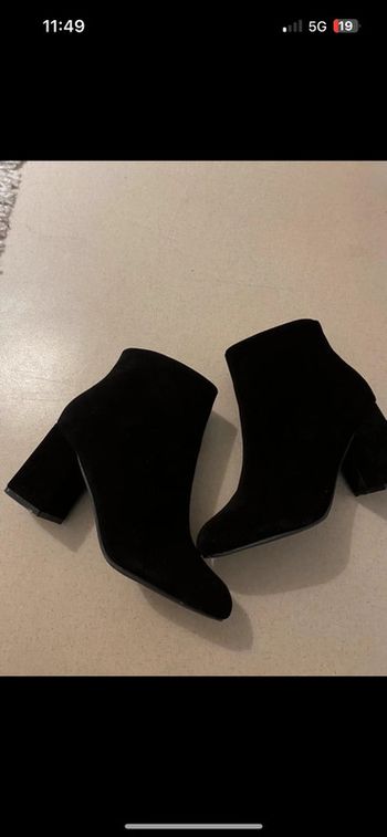 Bottines suédine noir pointure 37 Pimkie