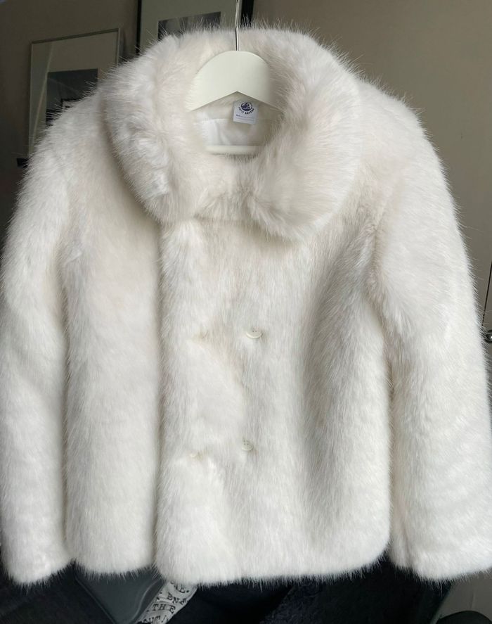Manteau fausse fourrure 10ans