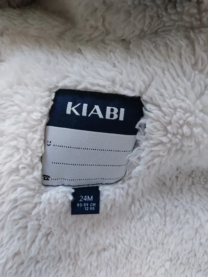 Manteau fourré fille 24 mois Kiabi - photo numéro 4