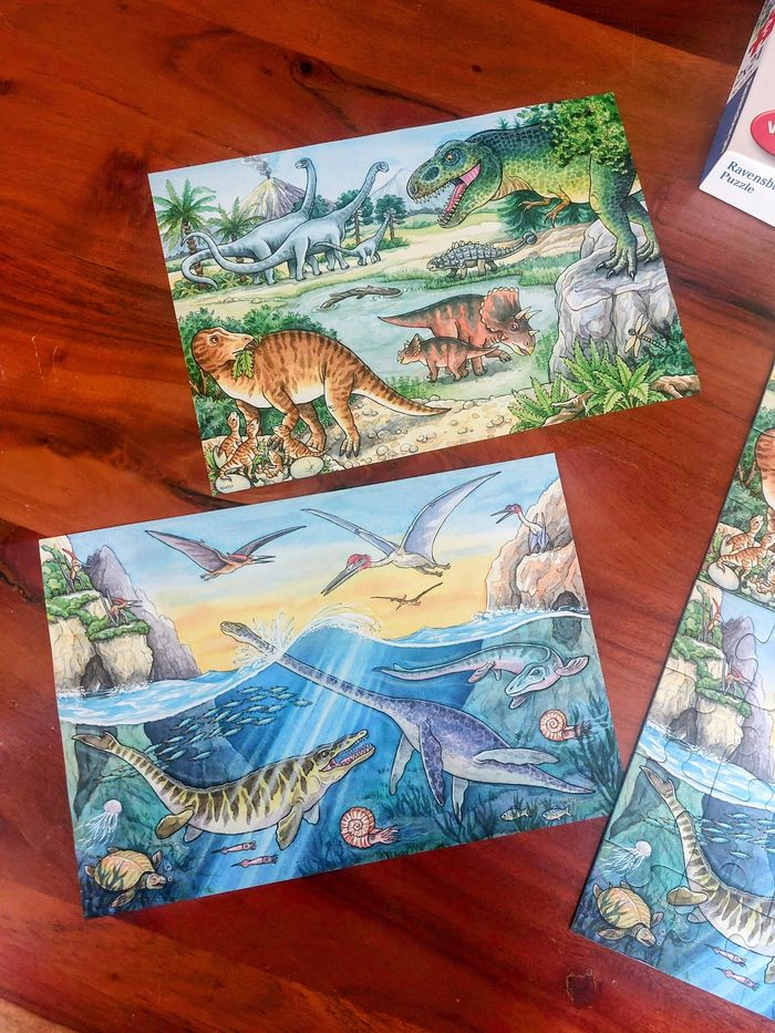 2 puzzles dinosaures - photo numéro 4