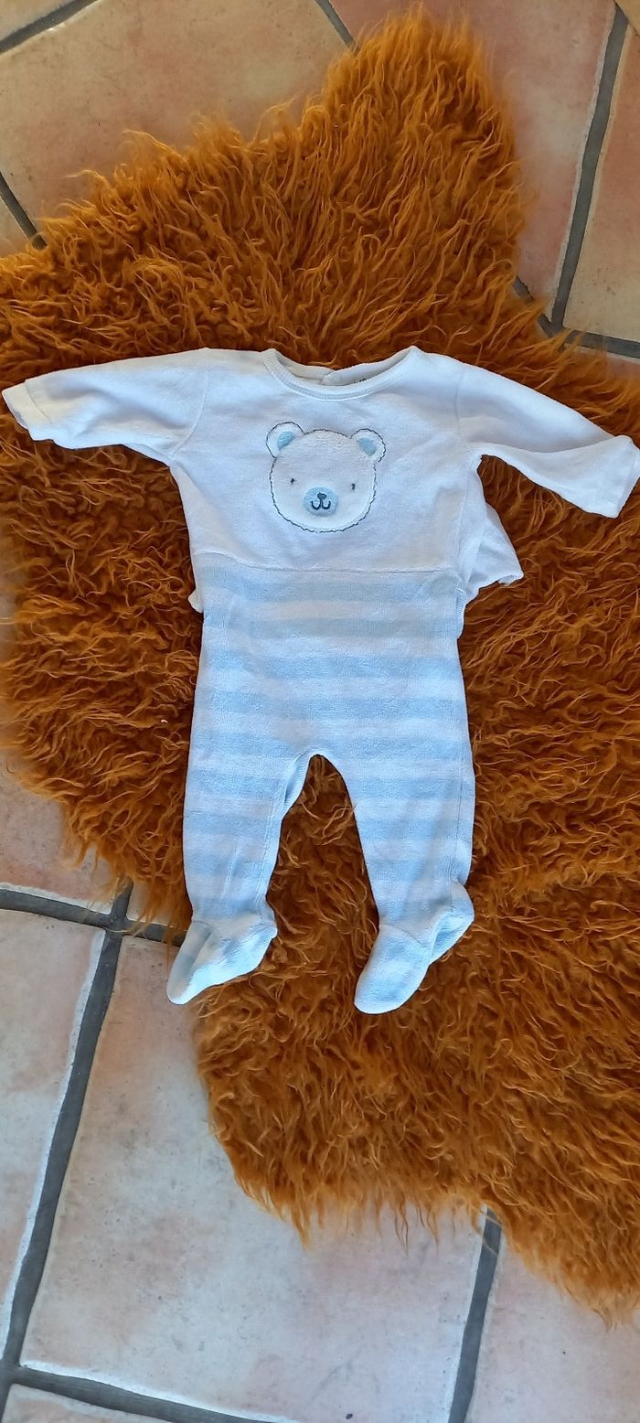 Pyjama rayé pression - photo numéro 3