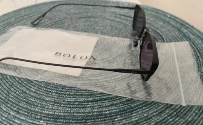 Bolon lunettes de soleil rondes noires, neuf avec étiquette vert, polarisée - photo numéro 4