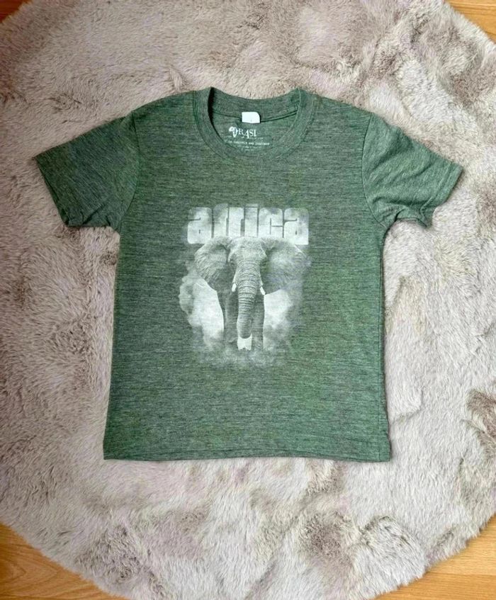 T-shirt Enfant motif Éléphant Afrique