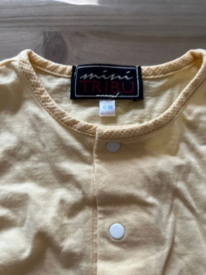 T-shirt jaune 6 mois - photo numéro 2