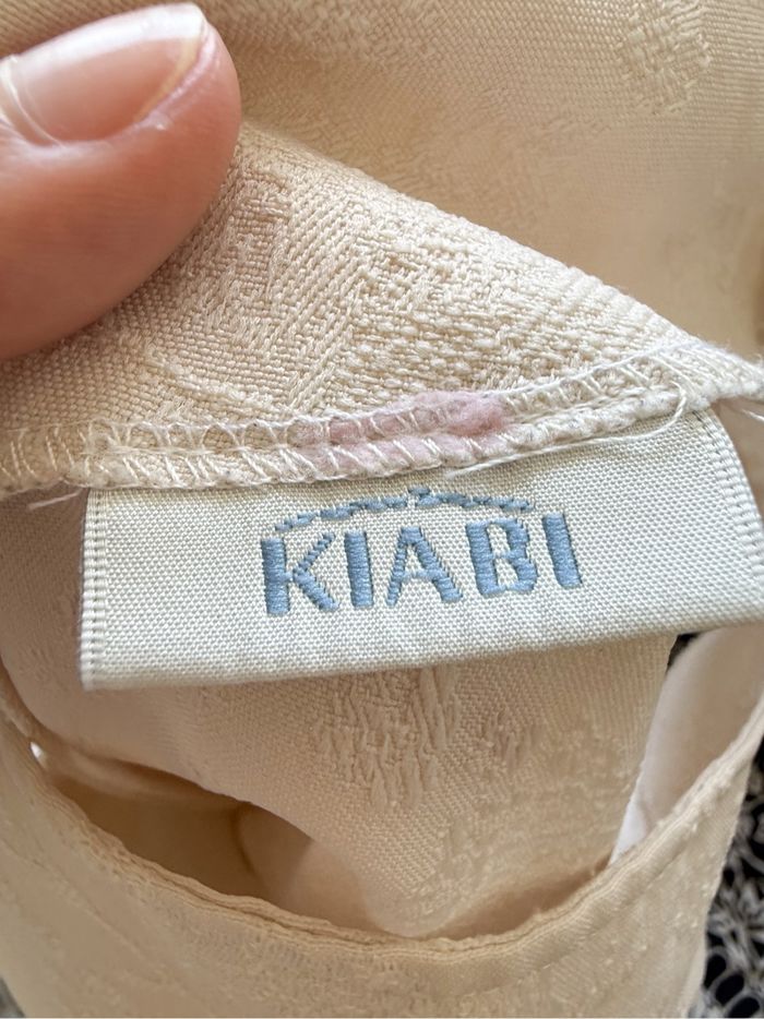 Robe chic moulante crème kiabi taille 38 M - photo numéro 7