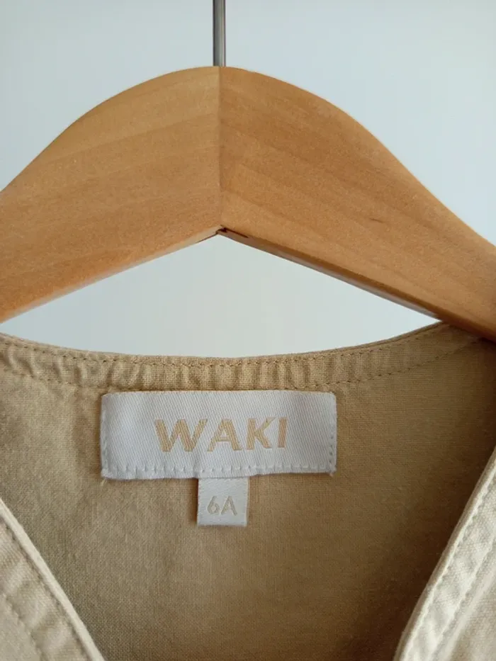 Veste gilet sans manches beige 6 ans - photo numéro 2