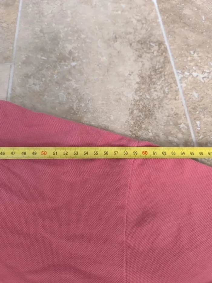 Polo Ralph Lauren homme taille 4XB rose saumon logo marine excellent état - photo numéro 8