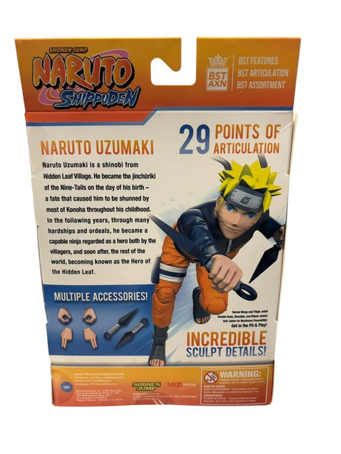 Figurine Naruto Shippuden Bst Axn Naruto Uzumaki The Loyal Subjects neuf - photo numéro 2