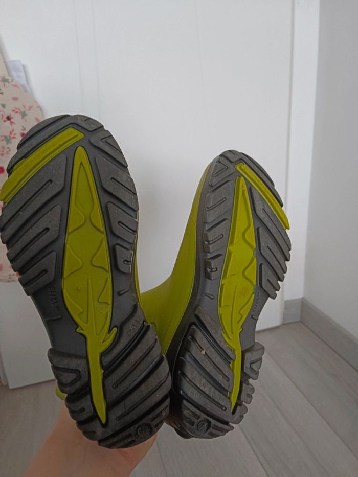 Botte de pluie Decathlon 31/32 verte léger  junior 100 - photo numéro 7