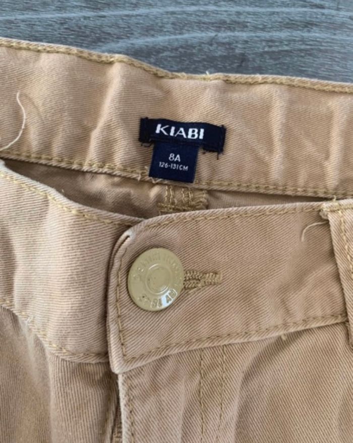 Jeans kiabi beige 8 ans - photo numéro 2