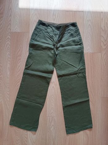 Pantalon vert kaki lin 36 Yessica