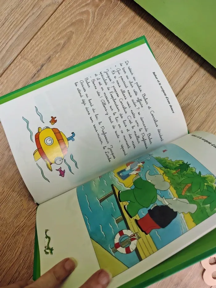Mes premières histoires de babar  et le mammouth des neiges et Babar le serpent d eau douce - photo numéro 3