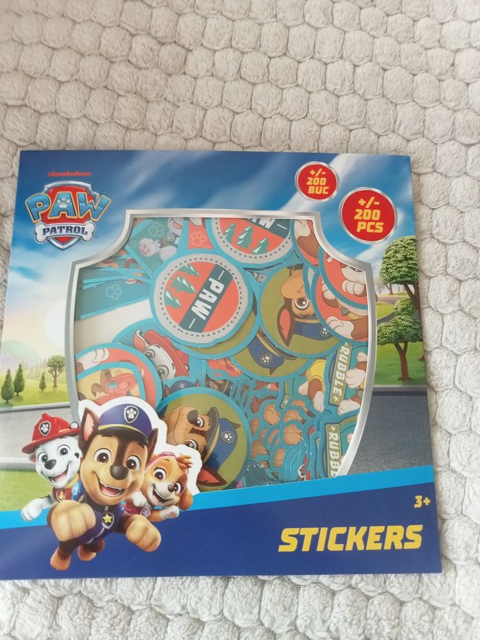 Pochette de stickers Pat patrouille